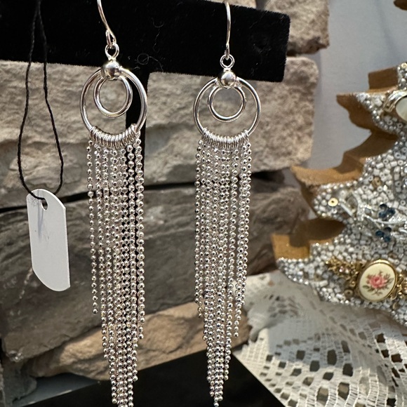 JCM Sterling silver chandelier earrings - Picture 8 of 8